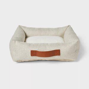 Boots & Barkley™ Neutral 4-Sided Bolster Dog Bed - Cream - Small (0-25 Pounds)